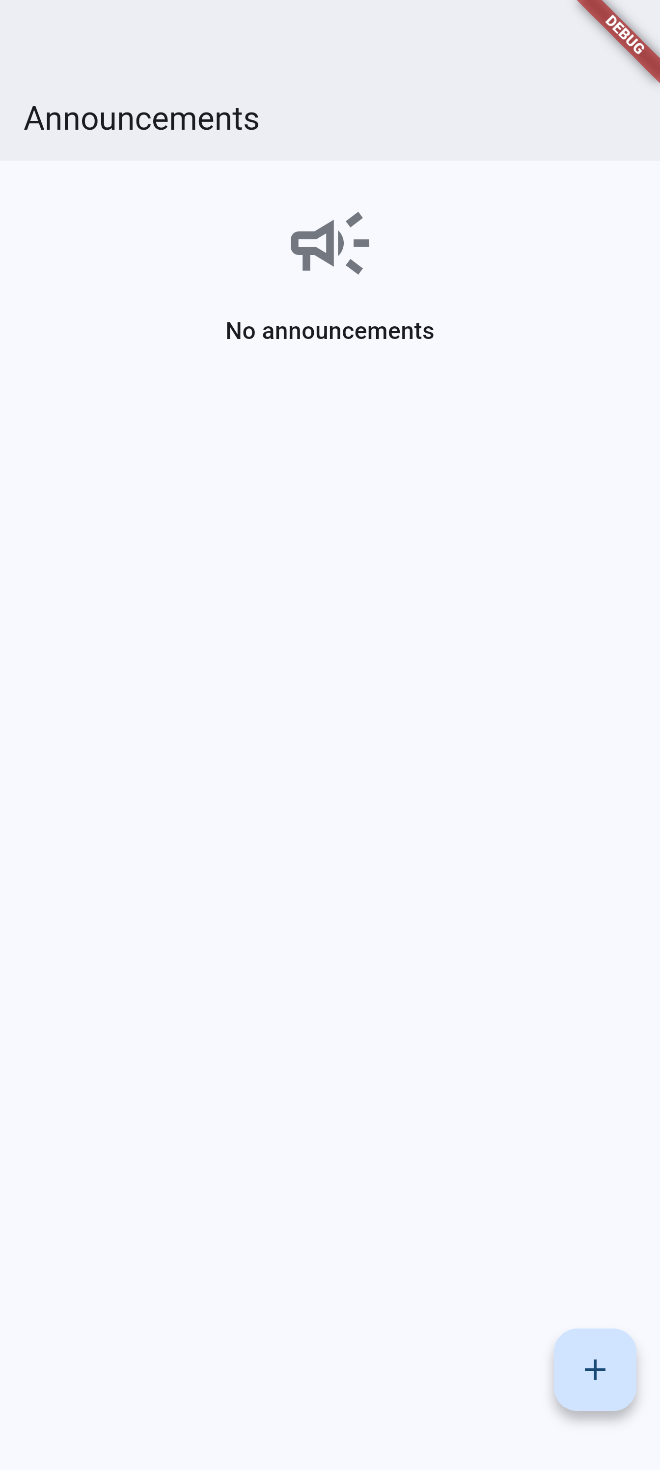 Announcements on Android